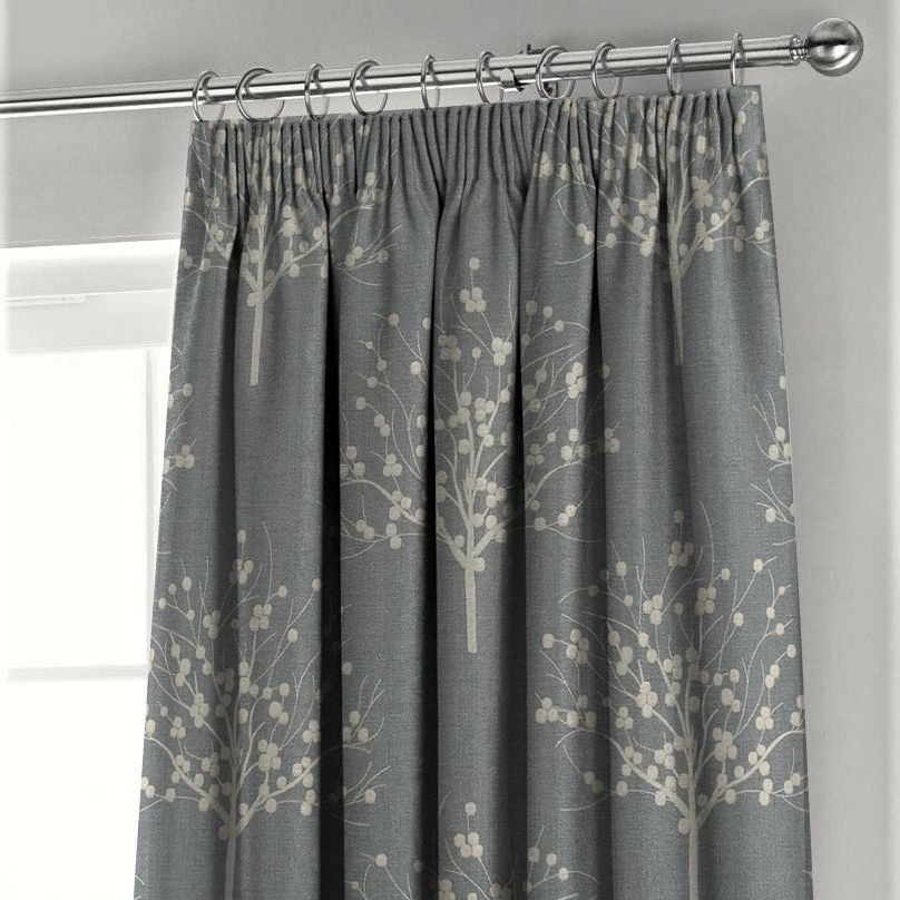 Bowood in Chambray by Clarke & Clarke | Curtain Fabric Store