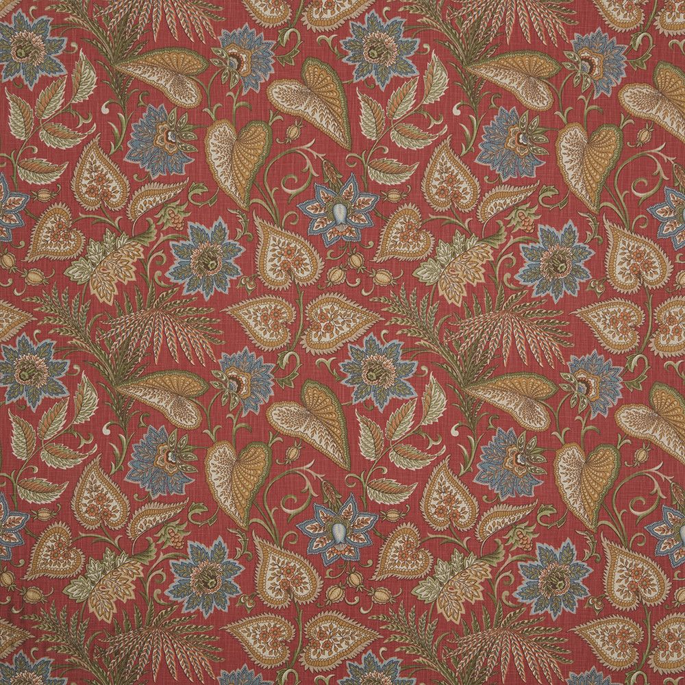 Silk Road in Carnelian by iLiv Fabric | Curtain Fabric Store