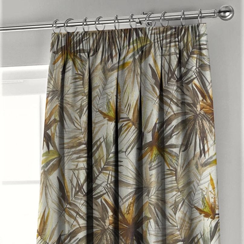 Waikiki in Amber by Prestigious Textiles Fabrics | Curtain Fabric Store