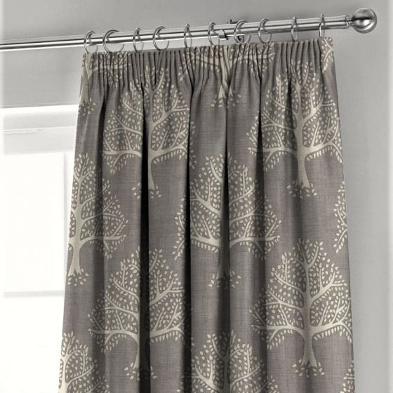 Great Oak Pewter Stock by iLiv Fabric | Curtain Fabric Store